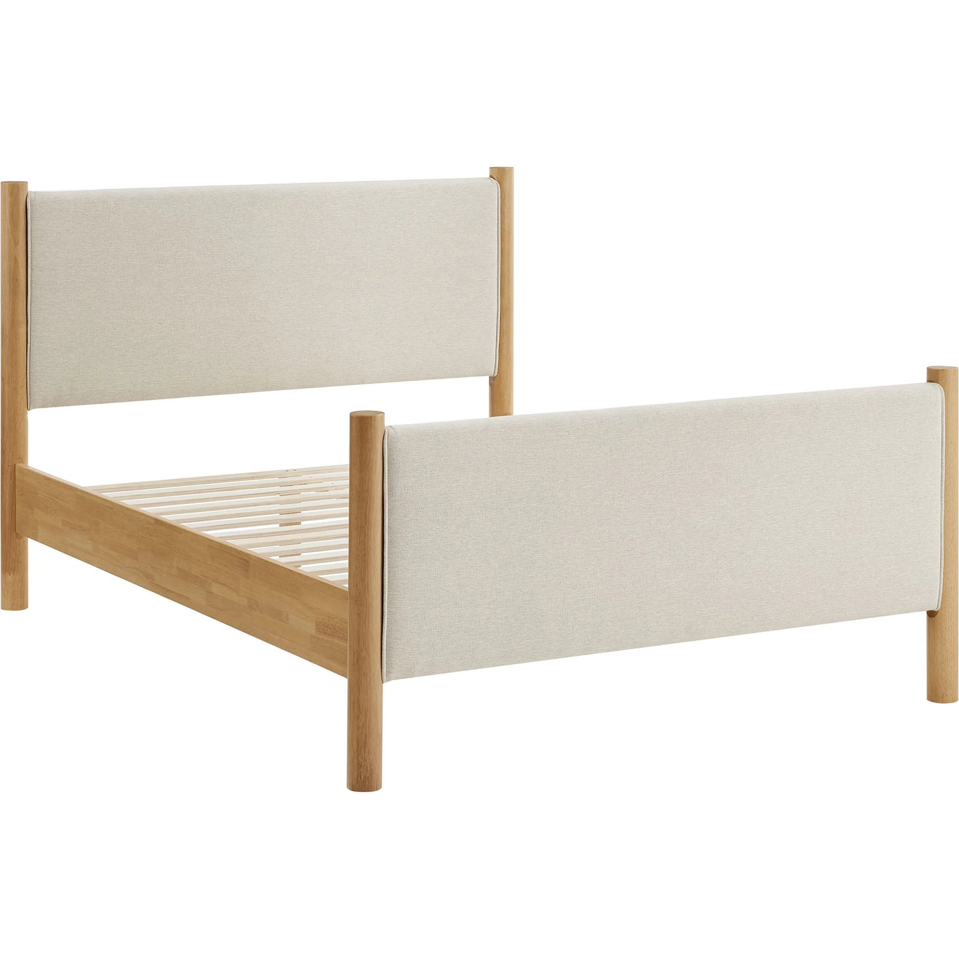 Strafford Platform Bed by Evans & Londeen. Made from fabric upholstered in a unique style.