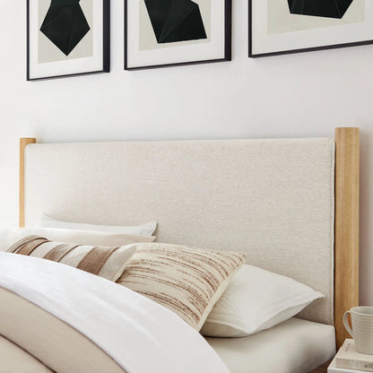 Strafford Platform Bed by Evans & Londeen. Made from fabric upholstered in a unique style.