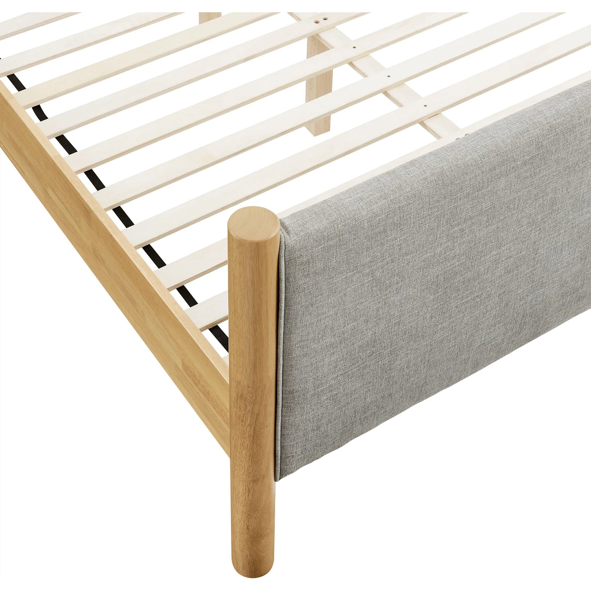 Strafford Platform Bed by Evans & Londeen. Made from fabric upholstered in a unique style.