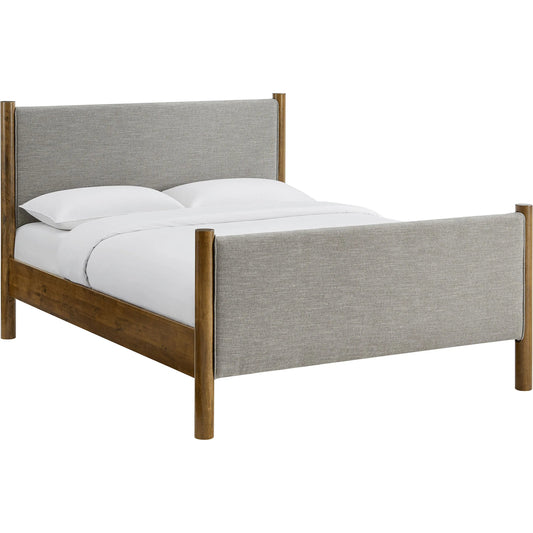 Strafford Platform Bed by Evans & Londeen. Made from fabric upholstered in a unique style.