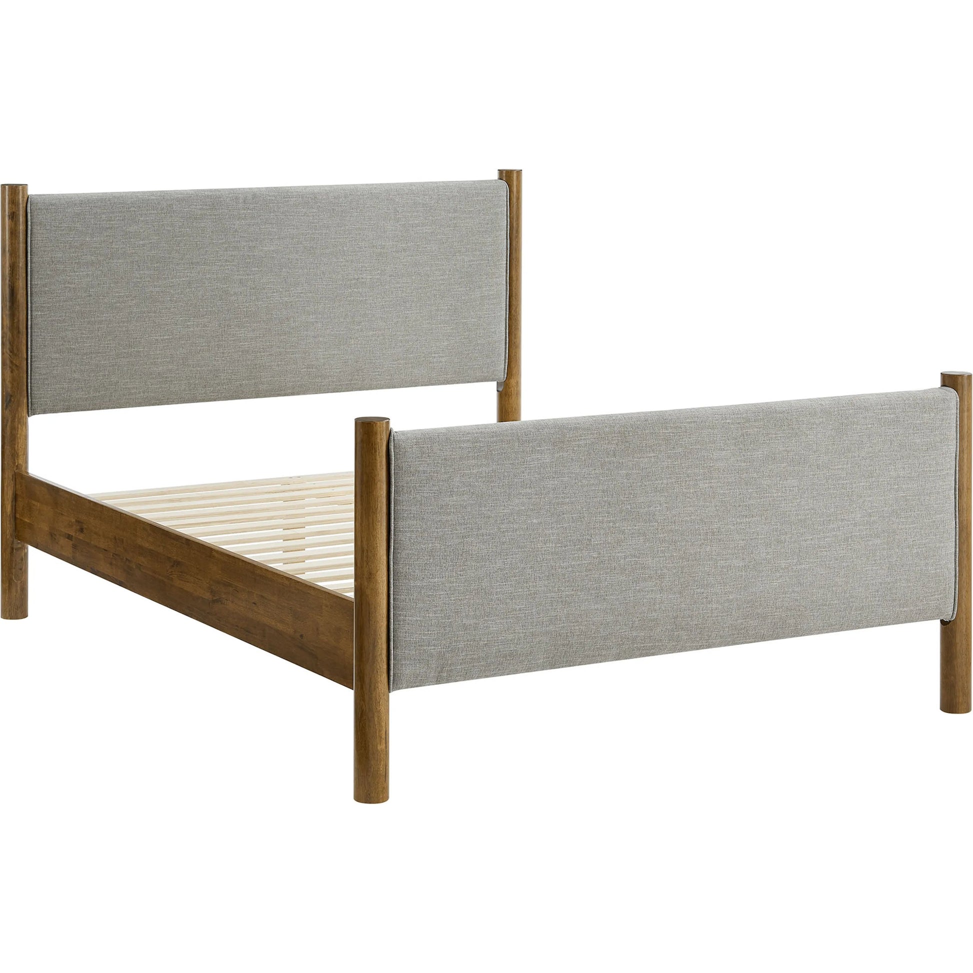 Strafford Platform Bed by Evans & Londeen. Made from fabric upholstered in a unique style.