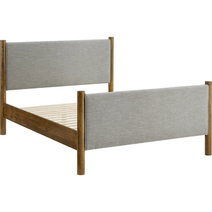 Strafford Platform Bed by Evans & Londeen. Made from fabric upholstered in a unique style.