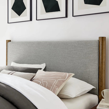 Strafford Platform Bed by Evans & Londeen. Made from fabric upholstered in a unique style.