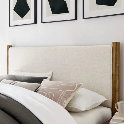 Strafford Platform Bed by Evans & Londeen. Made from fabric upholstered in a unique style.