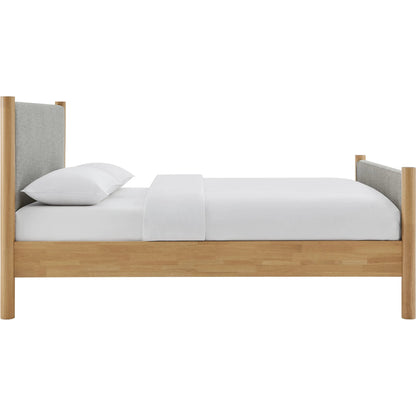 Strafford Platform Bed by Evans & Londeen. Made from fabric upholstered in a unique style.