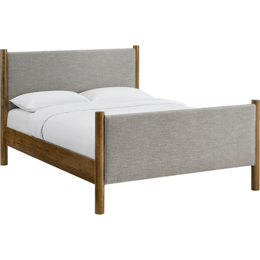 Strafford Platform Bed by Evans & Londeen. Made from fabric upholstered in a unique style.