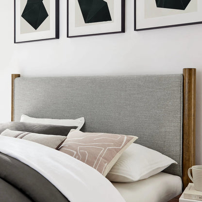 Strafford Platform Bed by Evans & Londeen. Made from fabric upholstered in a unique style.