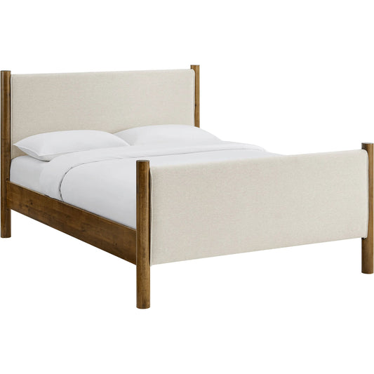 Strafford Platform Bed by Evans & Londeen. Made from fabric upholstered in a unique style.
