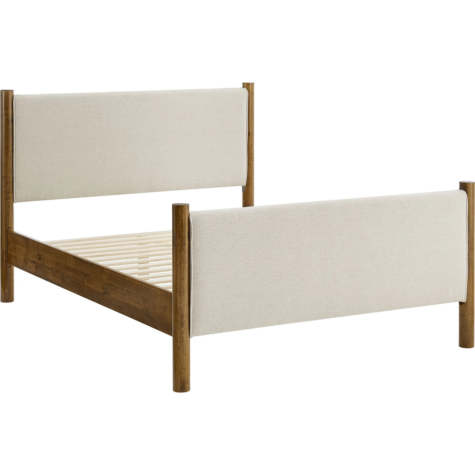 Strafford Platform Bed by Evans & Londeen. Made from fabric upholstered in a unique style.