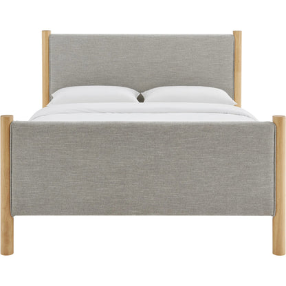Strafford Platform Bed by Evans & Londeen. Made from fabric upholstered in a unique style.