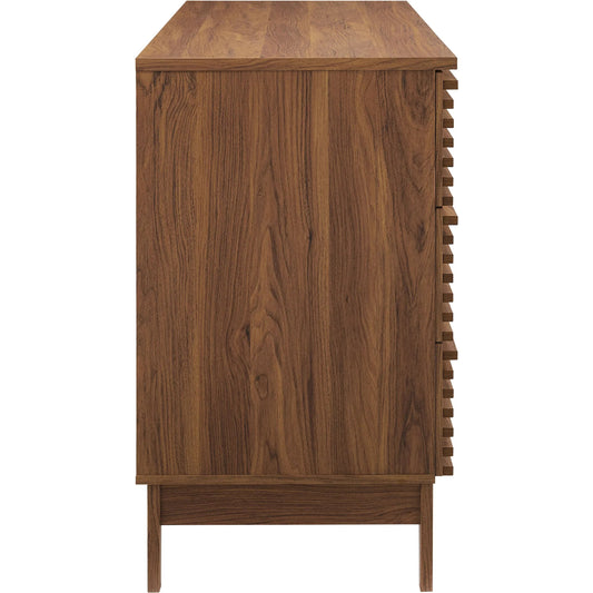 Rennell 63” 6-Drawer Dresser by Evans & Londeen in walnut. Made from unique in a unique style.