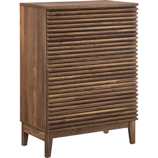 Rennell 4-Drawer Chest by Evans & Londeen in walnut. Made from unique in a unique style.