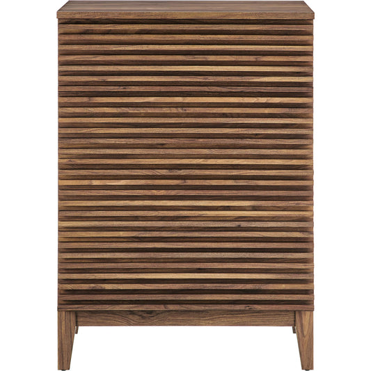 Rennell 4-Drawer Chest by Evans & Londeen in walnut. Made from unique in a unique style.