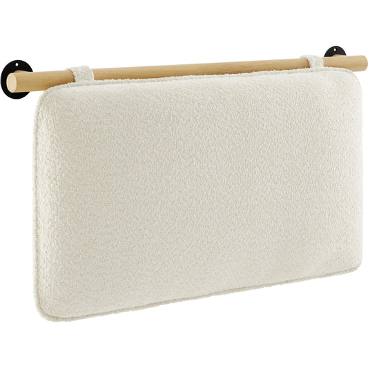 Desha Chenille Upholstered Twin Headboard by Evans & Londeen. Made from chenille upholstered in a unique style.