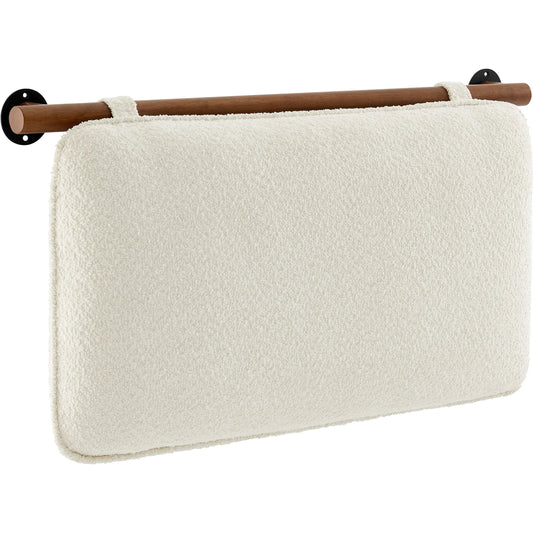Desha Chenille Upholstered Twin Headboard by Evans & Londeen. Made from chenille upholstered in a unique style.