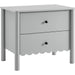 Kiowa Scalloped 2-Drawer Nightstand by Evans & Londeen. Made from unique in a transitional style.
