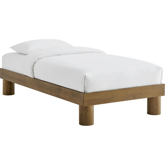 Yabucoa Wood Platform Bed by Evans & Londeen in french oak. Made from wood in a unique style.
