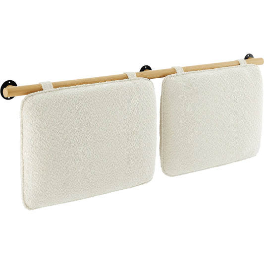 Desha Chenille Upholstered Queen Size Headboard by Evans & Londeen. Made from chenille upholstered in a unique style.