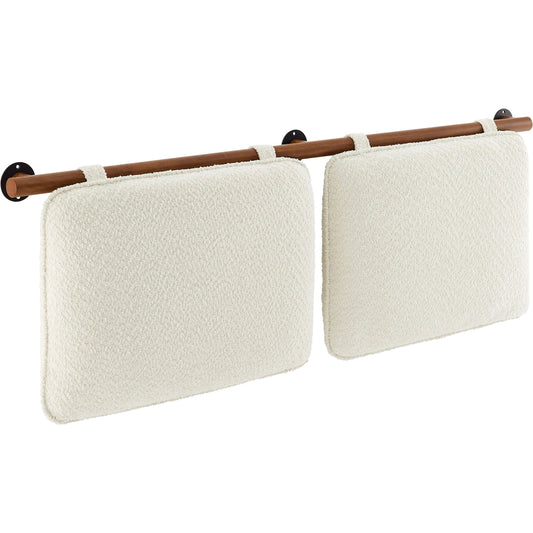 Desha Chenille Upholstered Queen Size Headboard by Evans & Londeen. Made from chenille upholstered in a unique style.