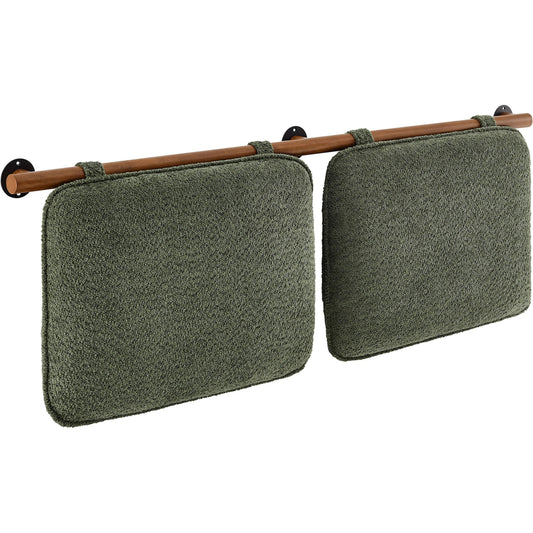 Desha Chenille Upholstered Queen Size Headboard by Evans & Londeen. Made from chenille upholstered in a unique style.