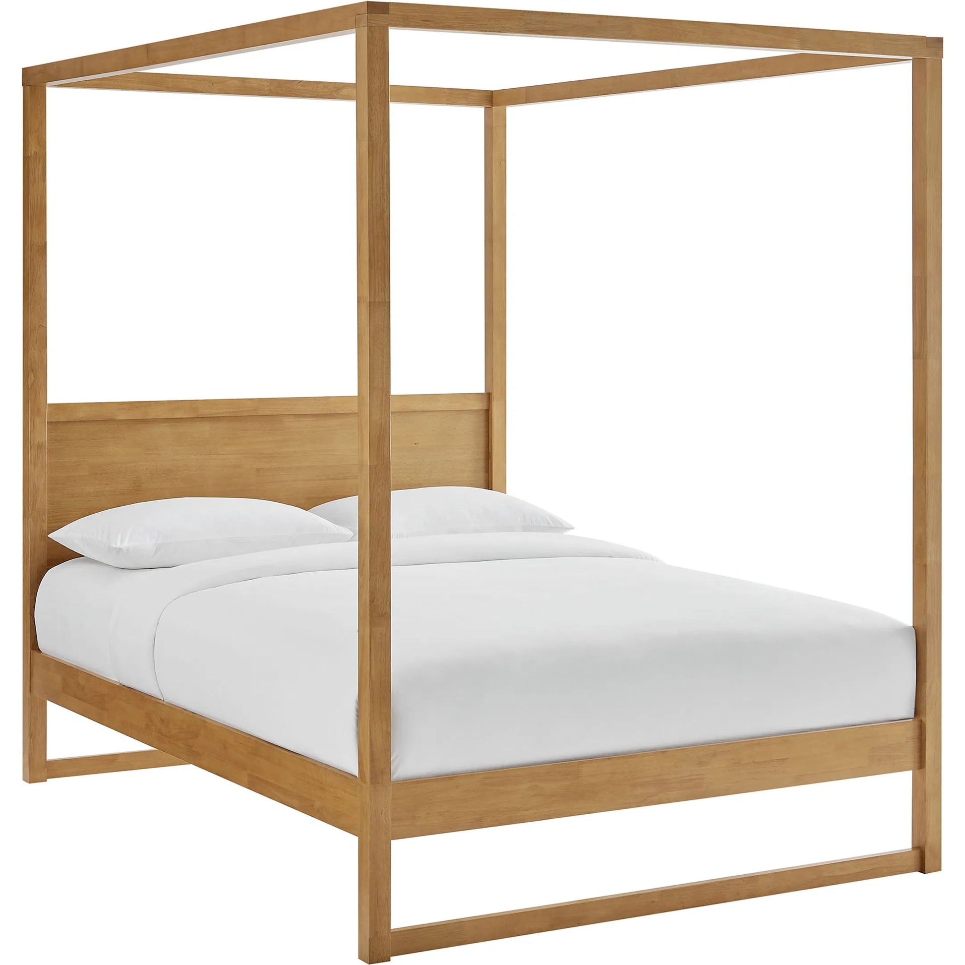 Kingman Wood Canopy Platform Bed by Evans & Londeen. Made from wood in a transitional style.