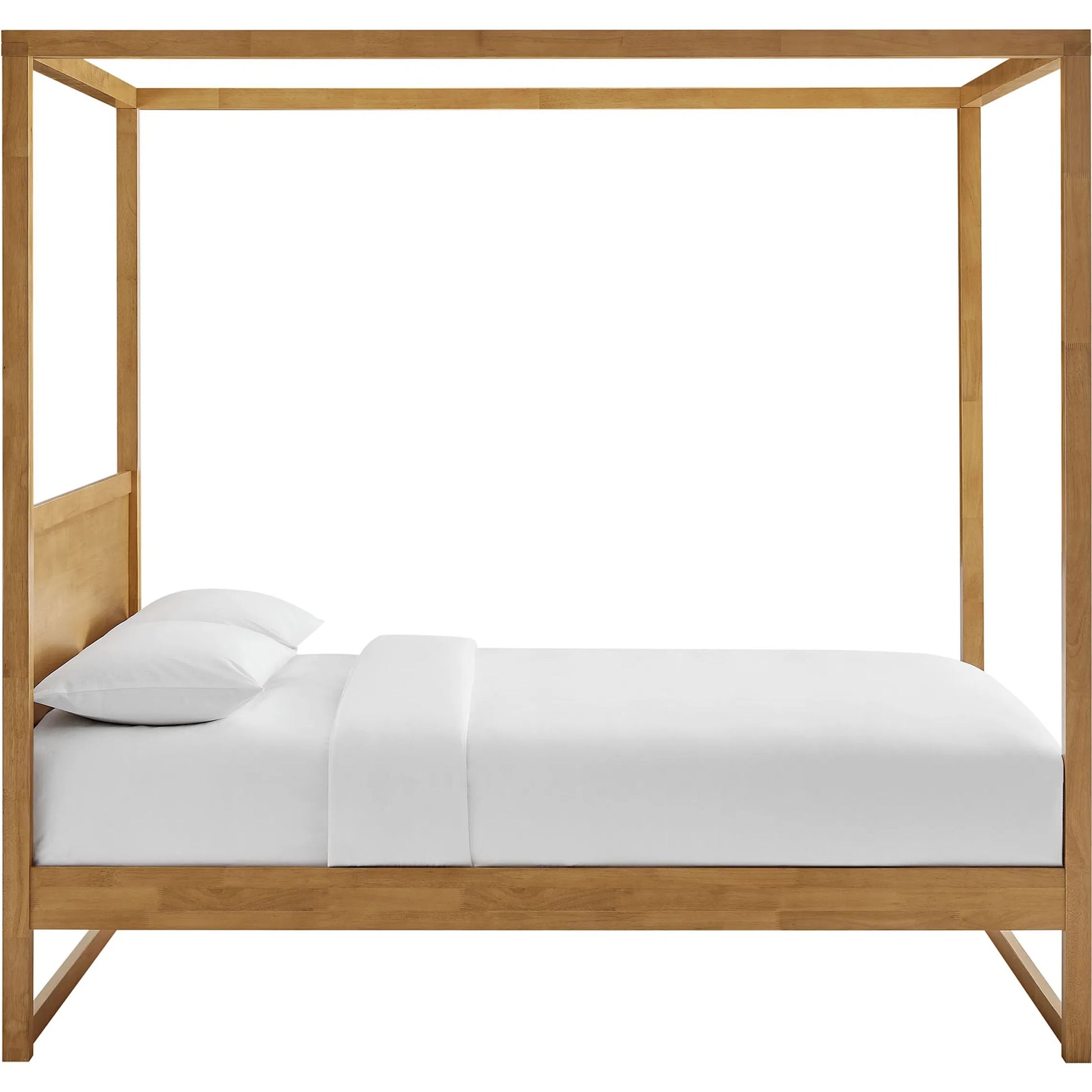 Kingman Wood Canopy Platform Bed by Evans & Londeen. Made from wood in a transitional style.