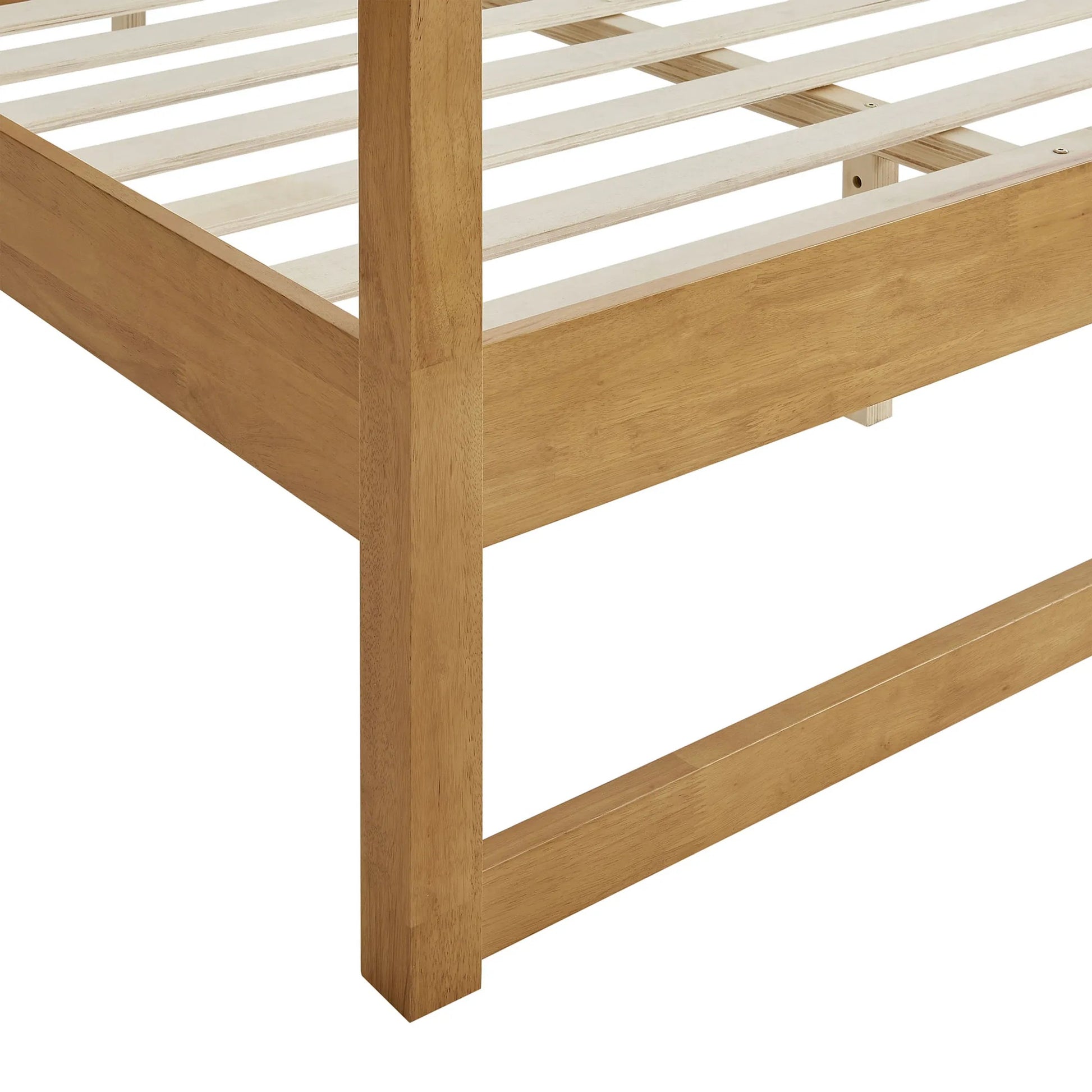 Kingman Wood Canopy Platform Bed by Evans & Londeen. Made from wood in a transitional style.