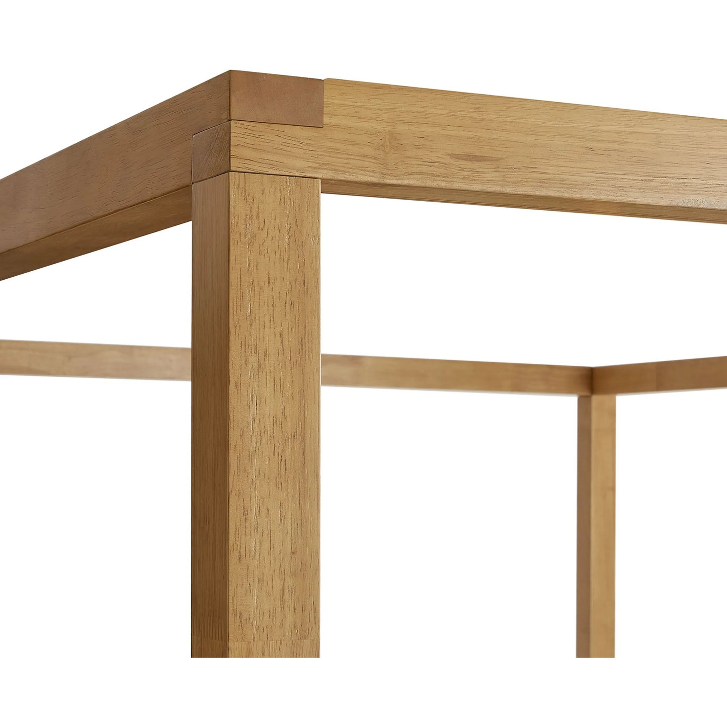 014 SI-2358768 | Closeup | Kingman Wood Canopy Platform Bed by Evans & Londeen. Made from wood in a transitional style.