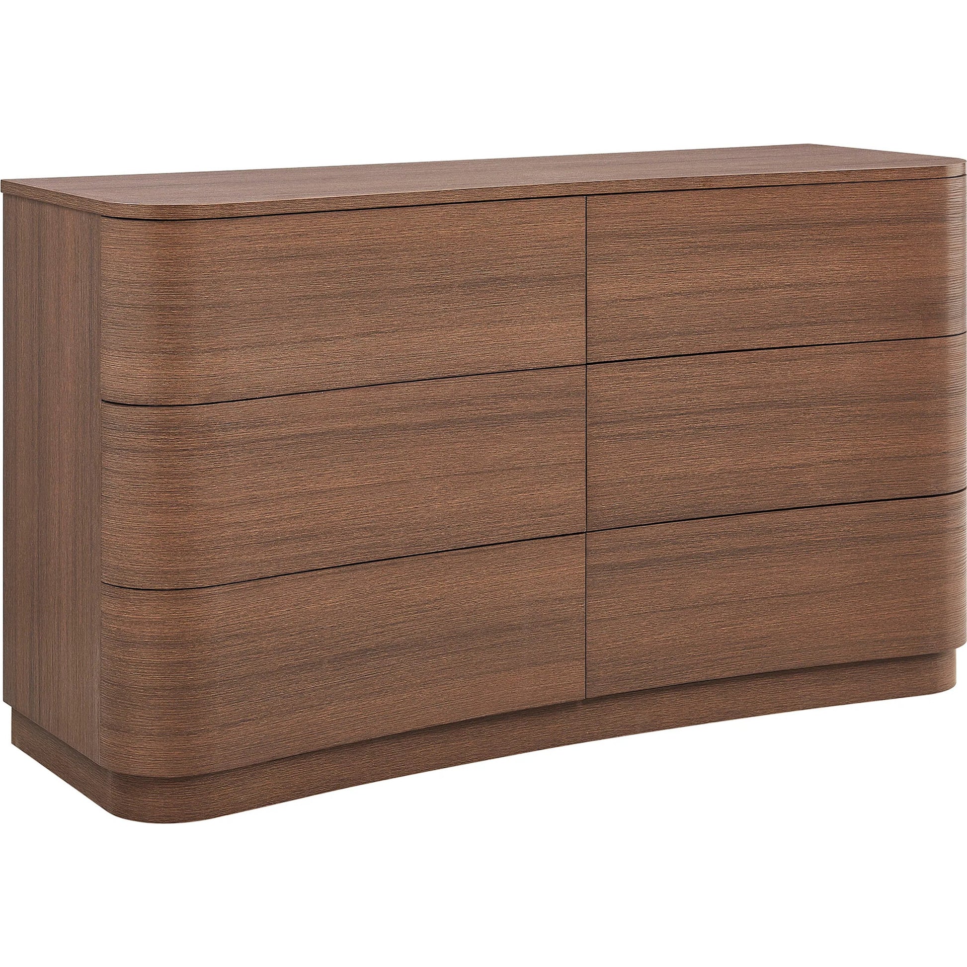 Cheatham 6-Drawer Curved Dresser by Evans & Londeen. Made from unique in a transitional style.