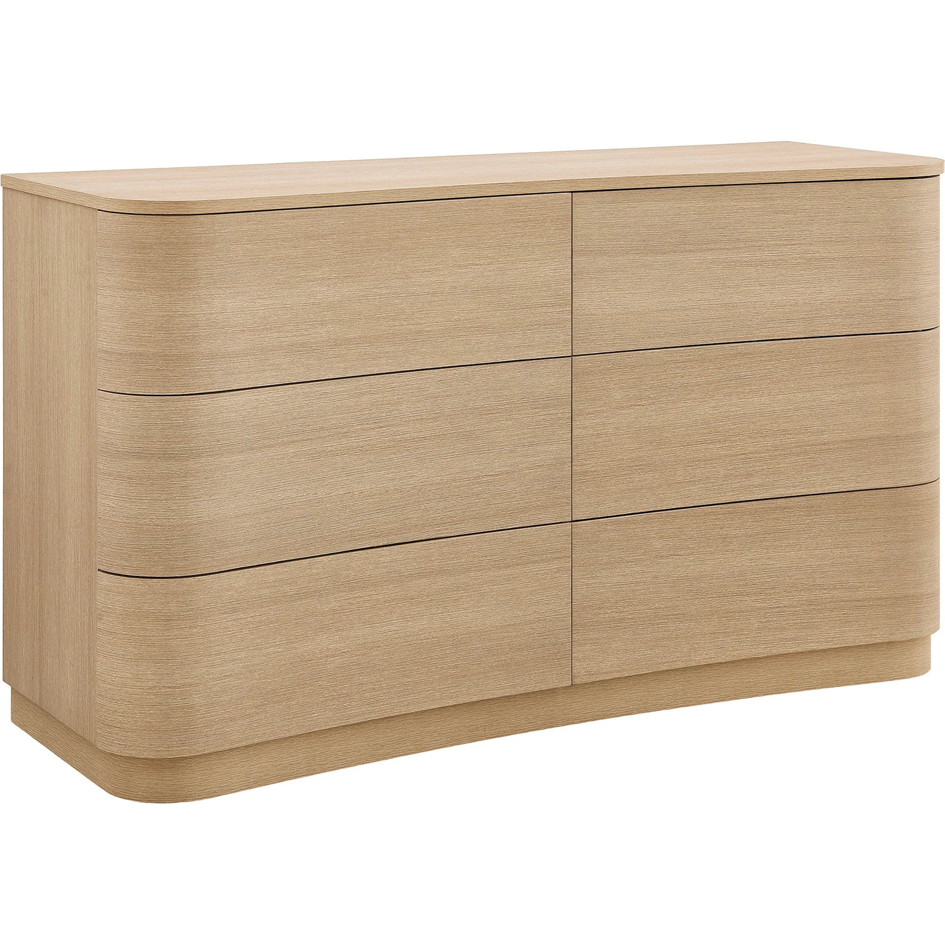 Cheatham 6-Drawer Curved Dresser by Evans & Londeen. Made from unique in a transitional style.
