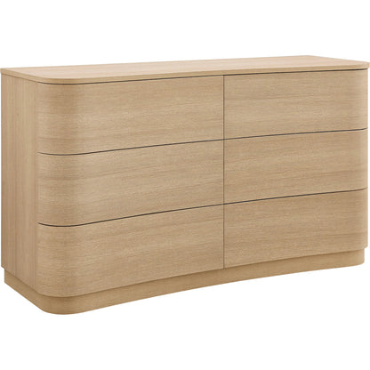 Cheatham 6-Drawer Curved Dresser by Evans & Londeen. Made from unique in a transitional style.