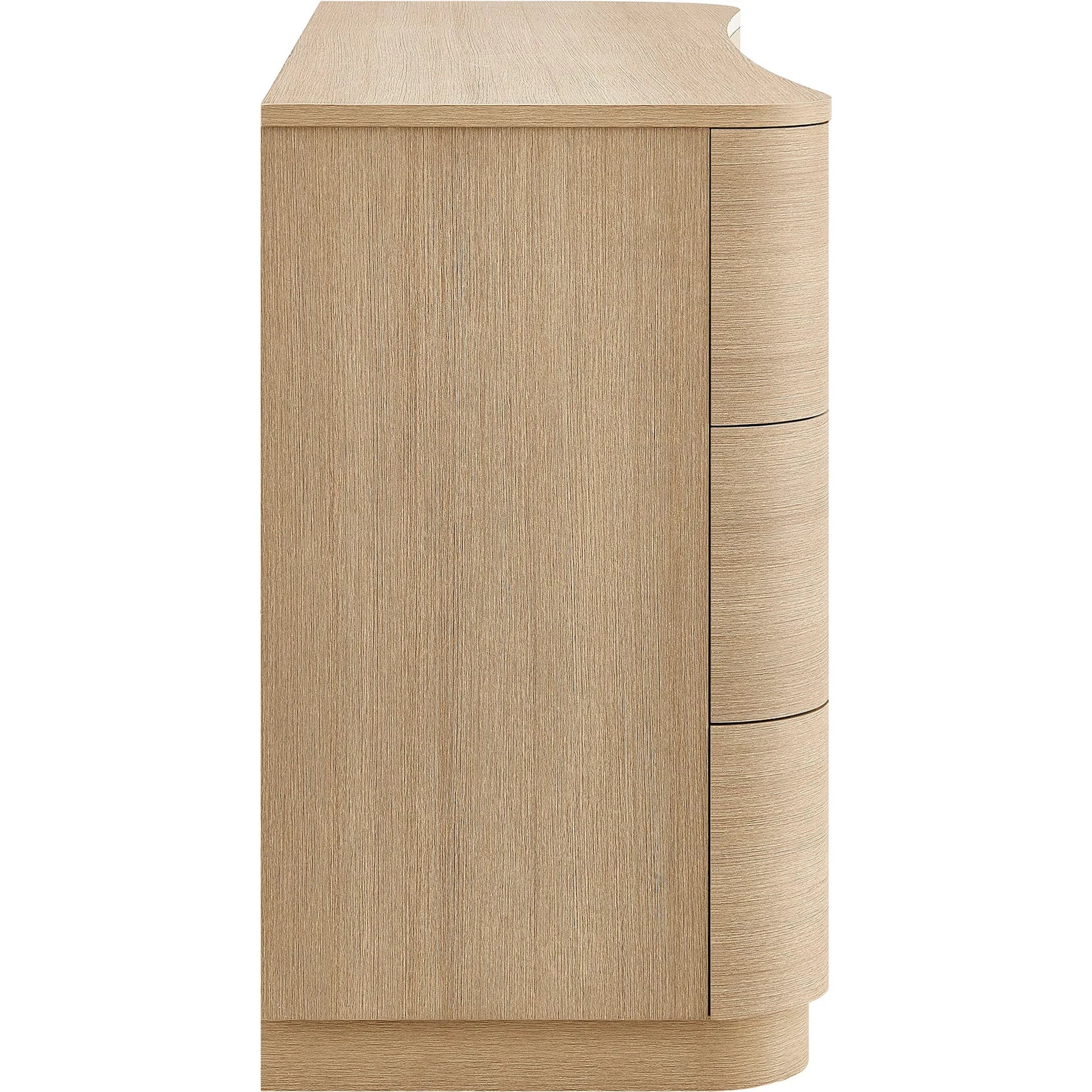 Cheatham 6-Drawer Curved Dresser by Evans & Londeen. Made from unique in a transitional style.