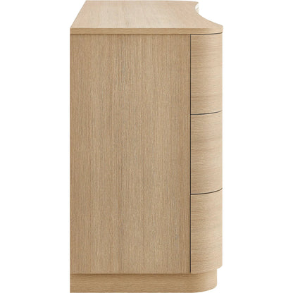 Cheatham 6-Drawer Curved Dresser by Evans & Londeen. Made from unique in a transitional style.