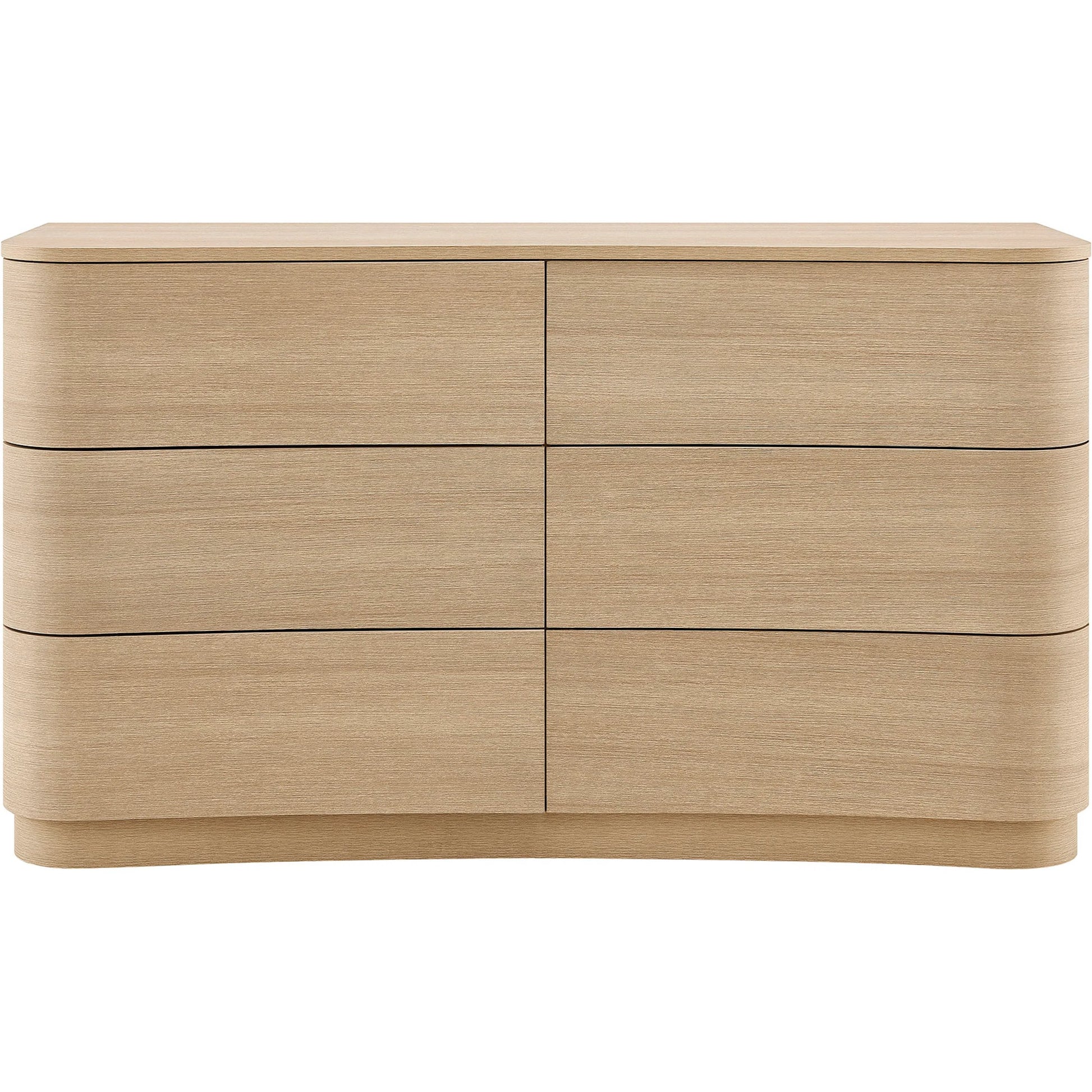 Cheatham 6-Drawer Curved Dresser by Evans & Londeen. Made from unique in a transitional style.