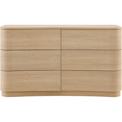 Cheatham 6-Drawer Curved Dresser by Evans & Londeen. Made from unique in a transitional style.