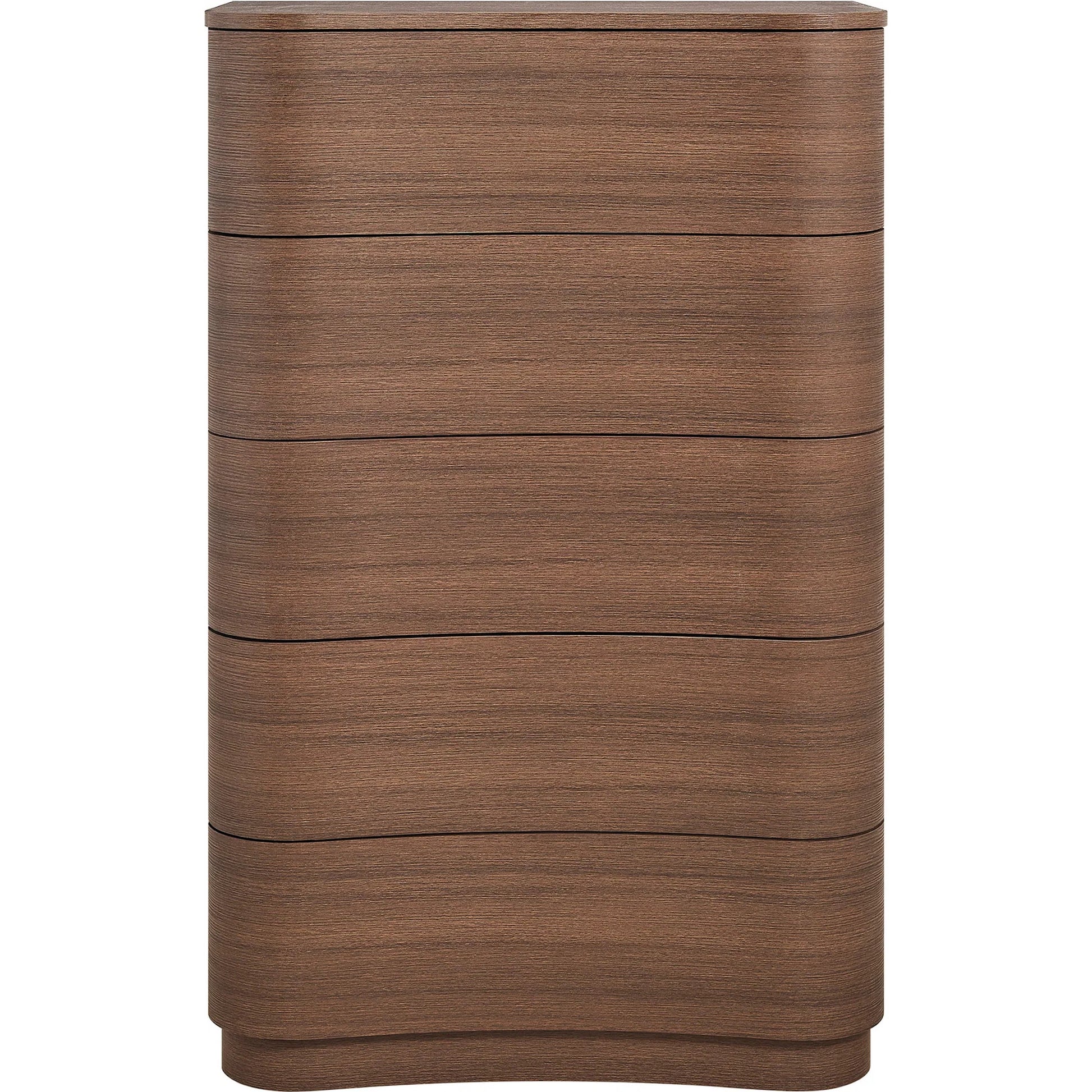 Cheatham 5-Drawer Curved Dresser Chest of Drawers by Evans & Londeen. Made from unique in a transitional style.