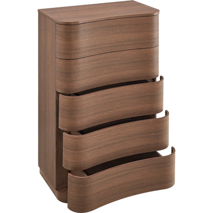 Cheatham 5-Drawer Curved Dresser Chest of Drawers by Evans & Londeen. Made from unique in a transitional style.