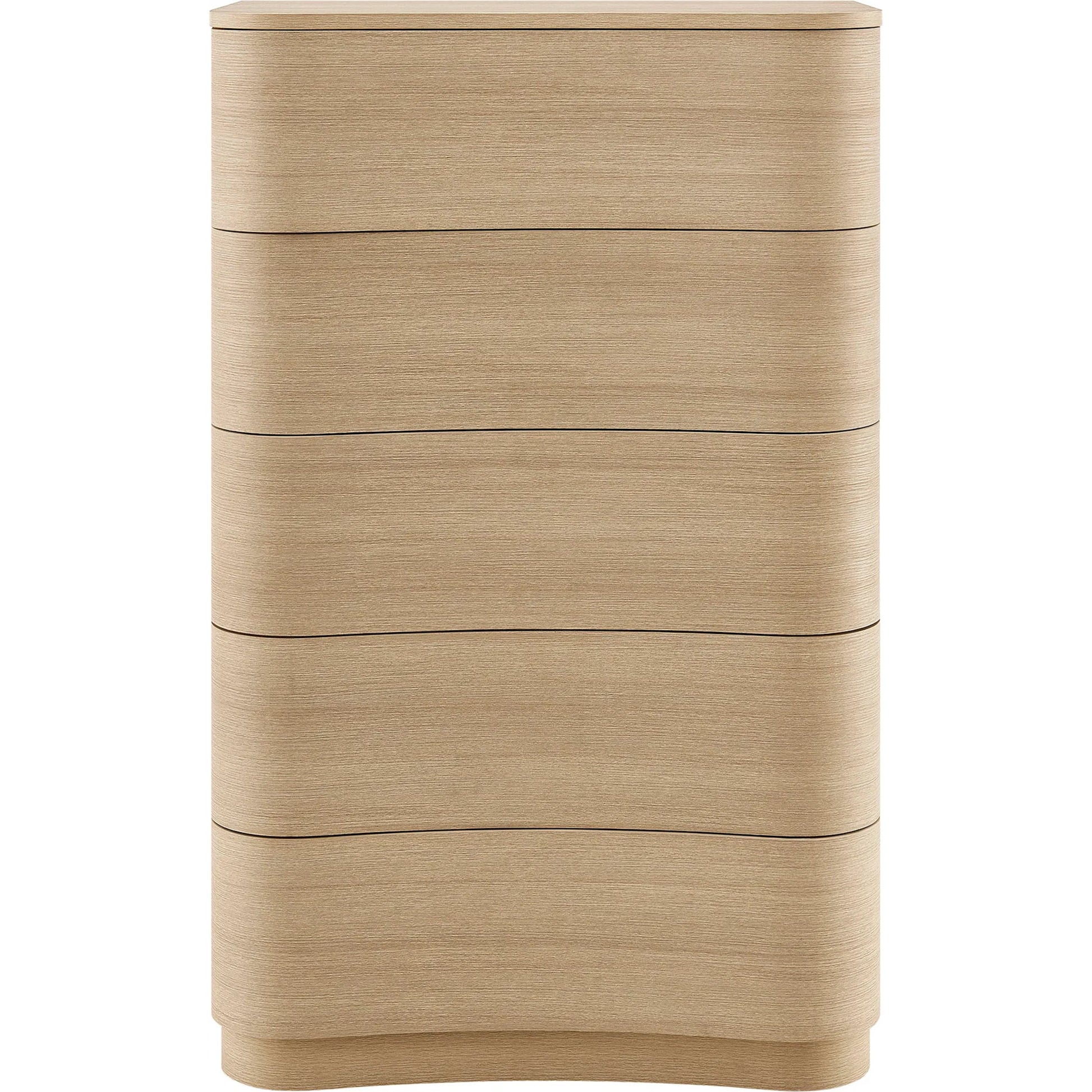 Cheatham 5-Drawer Curved Dresser Chest of Drawers by Evans & Londeen. Made from unique in a transitional style.
