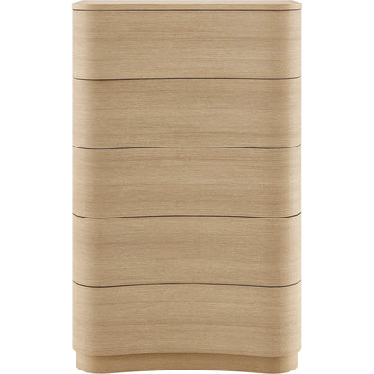 Cheatham 5-Drawer Curved Dresser Chest of Drawers by Evans & Londeen. Made from unique in a transitional style.