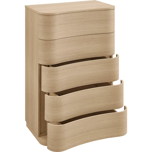 Cheatham 5-Drawer Curved Dresser Chest of Drawers by Evans & Londeen. Made from unique in a transitional style.