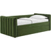 Yuma Channel Daybed With Trundle by Evans & Londeen. Made from performance velvet in a transitional style.