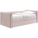 Yuma Channel Daybed With Trundle by Evans & Londeen. Made from performance velvet in a transitional style.