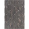 Black, Dark Brown, Light Gray / 2' x 3'