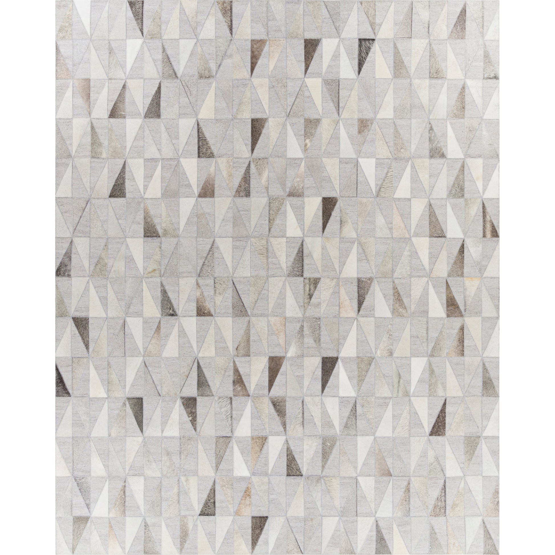 Medora Rug - 25364 by Surya in charcoal, cream, beige, light gray, medium gray. Made from 60% viscose, 40% hair on hide in a unique style.