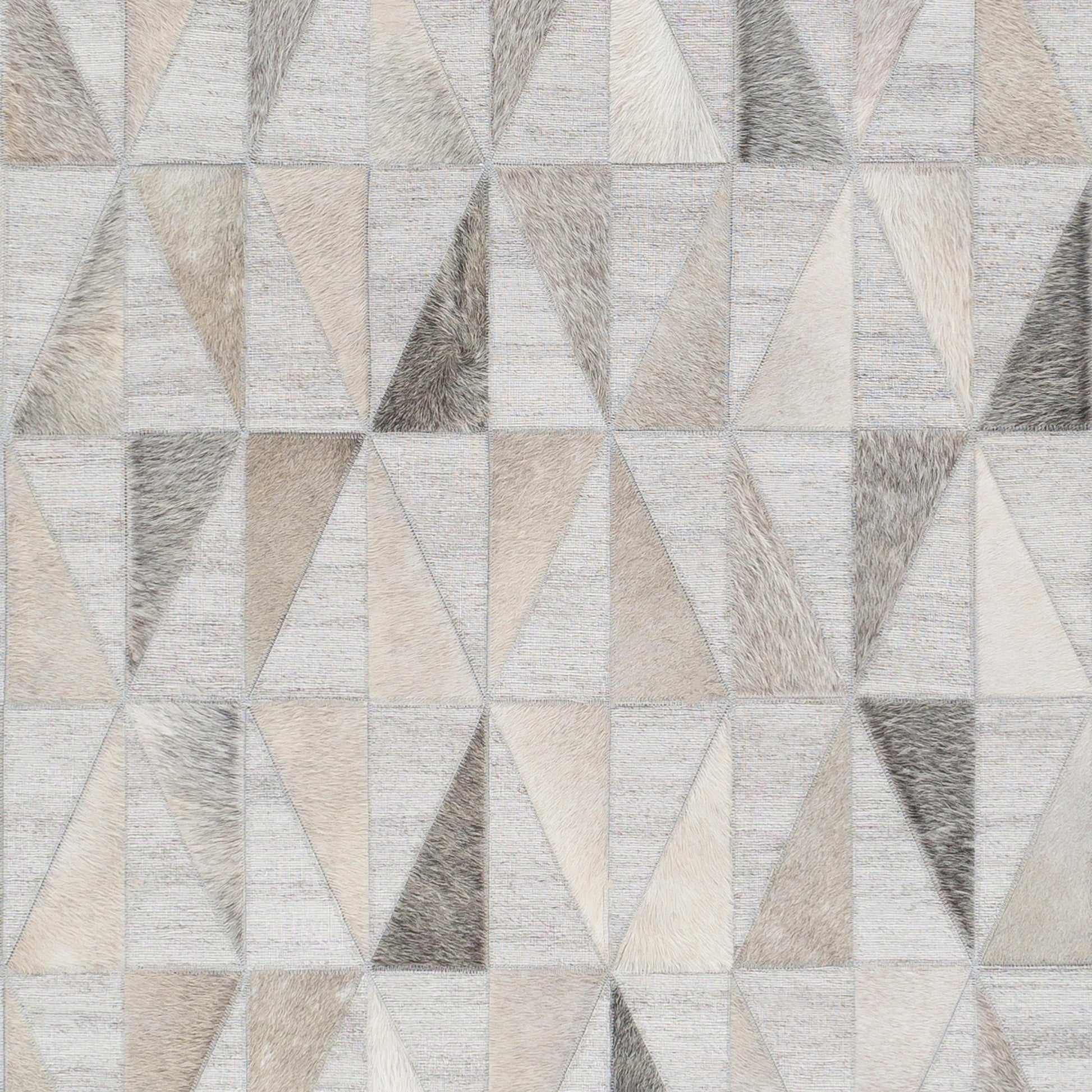 Medora Rug - 25364 by Surya in charcoal, cream, beige, light gray, medium gray. Made from 60% viscose, 40% hair on hide in a unique style.