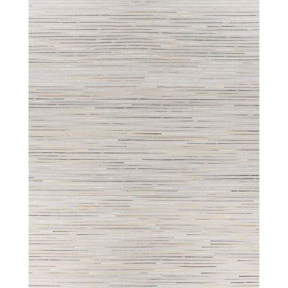 Medora Rug - 26072 by Surya in taupe, dark brown, oatmeal, black, medium gray. Made from 50% wool, 30% hair on hide, 20% viscose in a unique style.