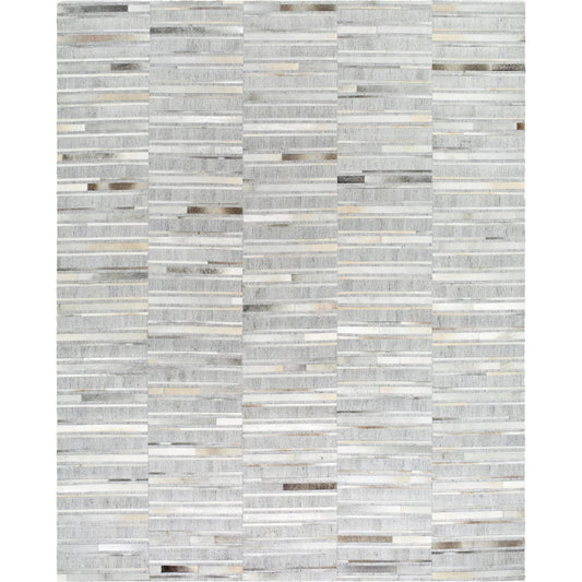 Medora Rug - 489431 by Surya in taupe, ivory, stone grey, charcoal. Made from face: 60% leather, 40% viscose in a unique style.