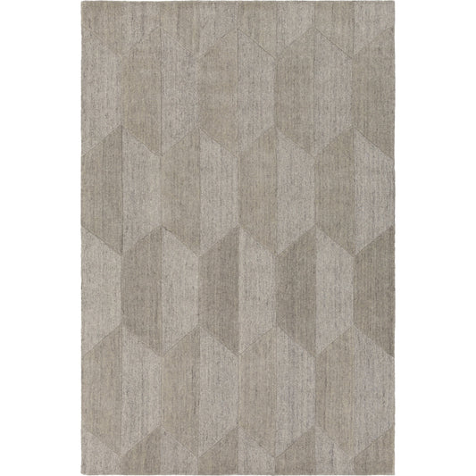 MOI-1001 Rug by Surya in gray, light slate, ivory, black. Made from 100% wool in a unique style.