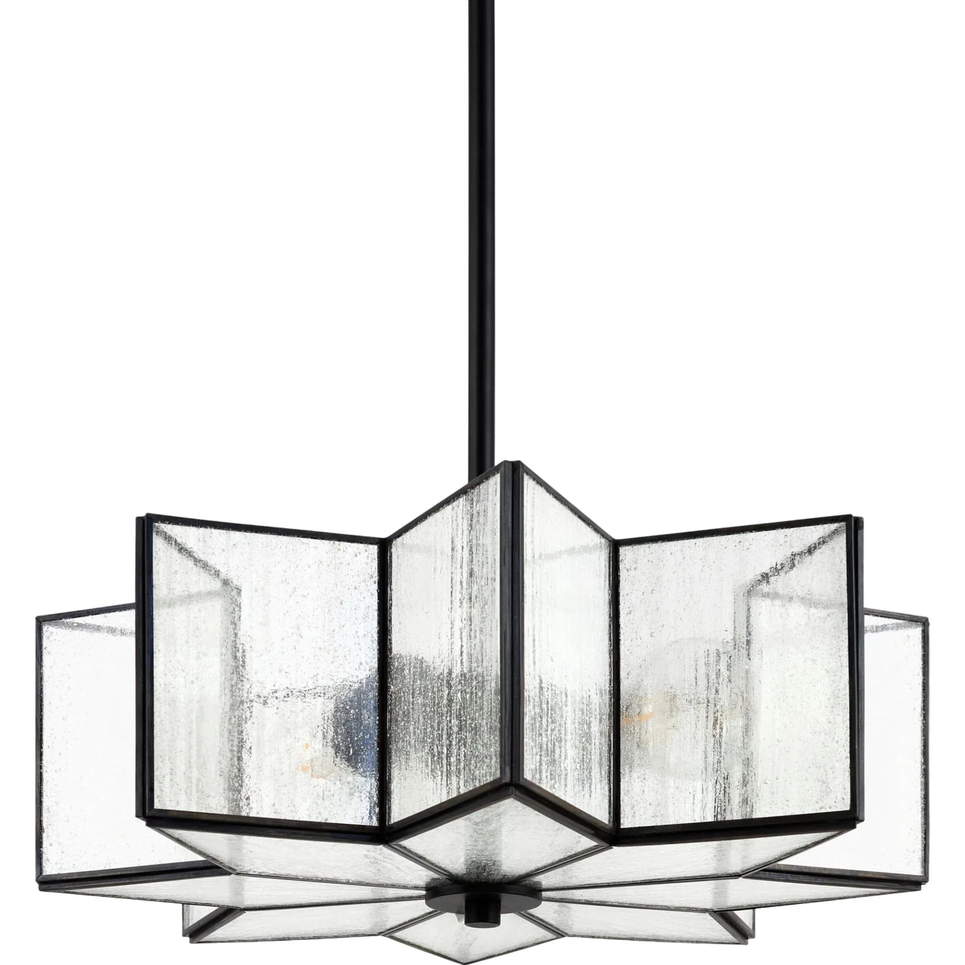 Morella Pendant by Surya. Made from iron, glass in a modern style.