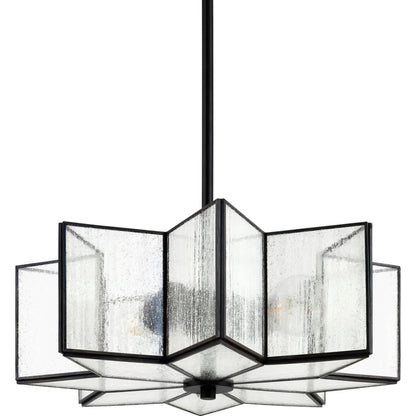 Morella Pendant by Surya. Made from iron, glass in a modern style.